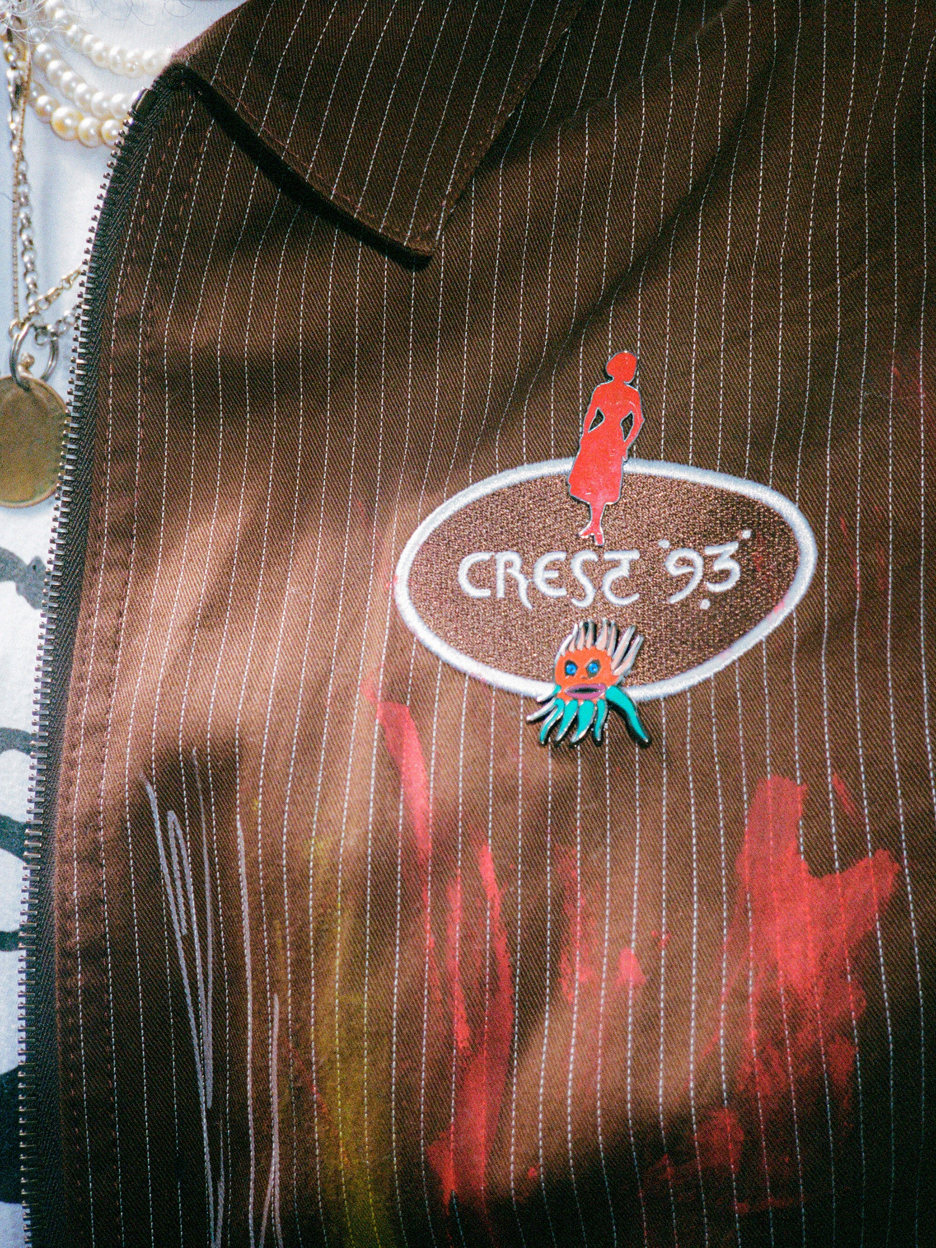 C93 Pinstripe Delivery Jacket