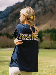 CREST IS-NESS FOLK MUSIC T-Shirt - Navy