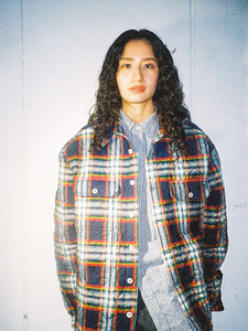 Plaid Flannel C* Padded Jacket