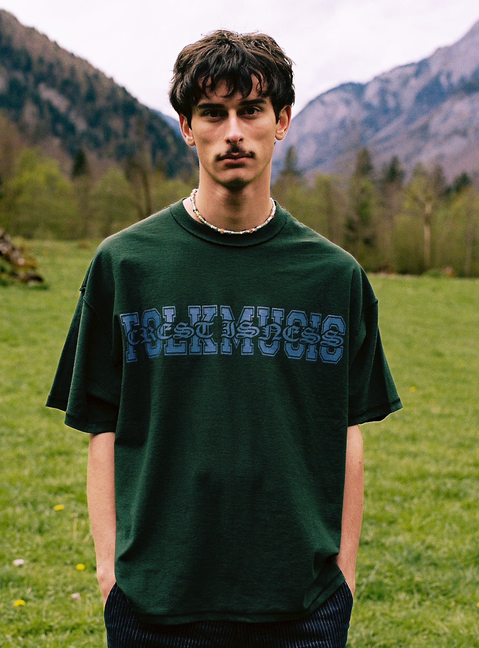 CREST IS-NESS FOLK MUSIC T-Shirt - Forest