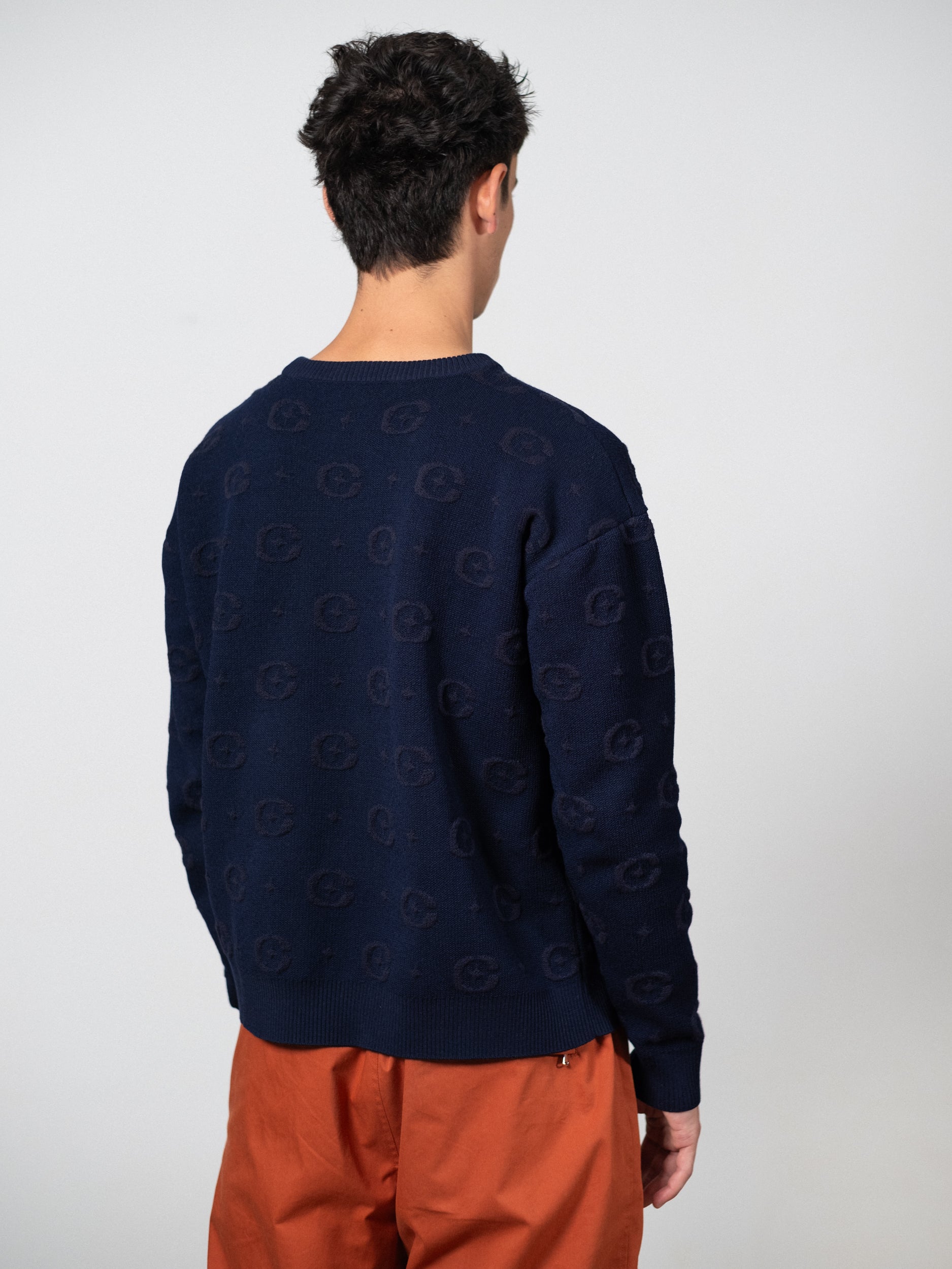 Crewknit 3D C* Print Pullover