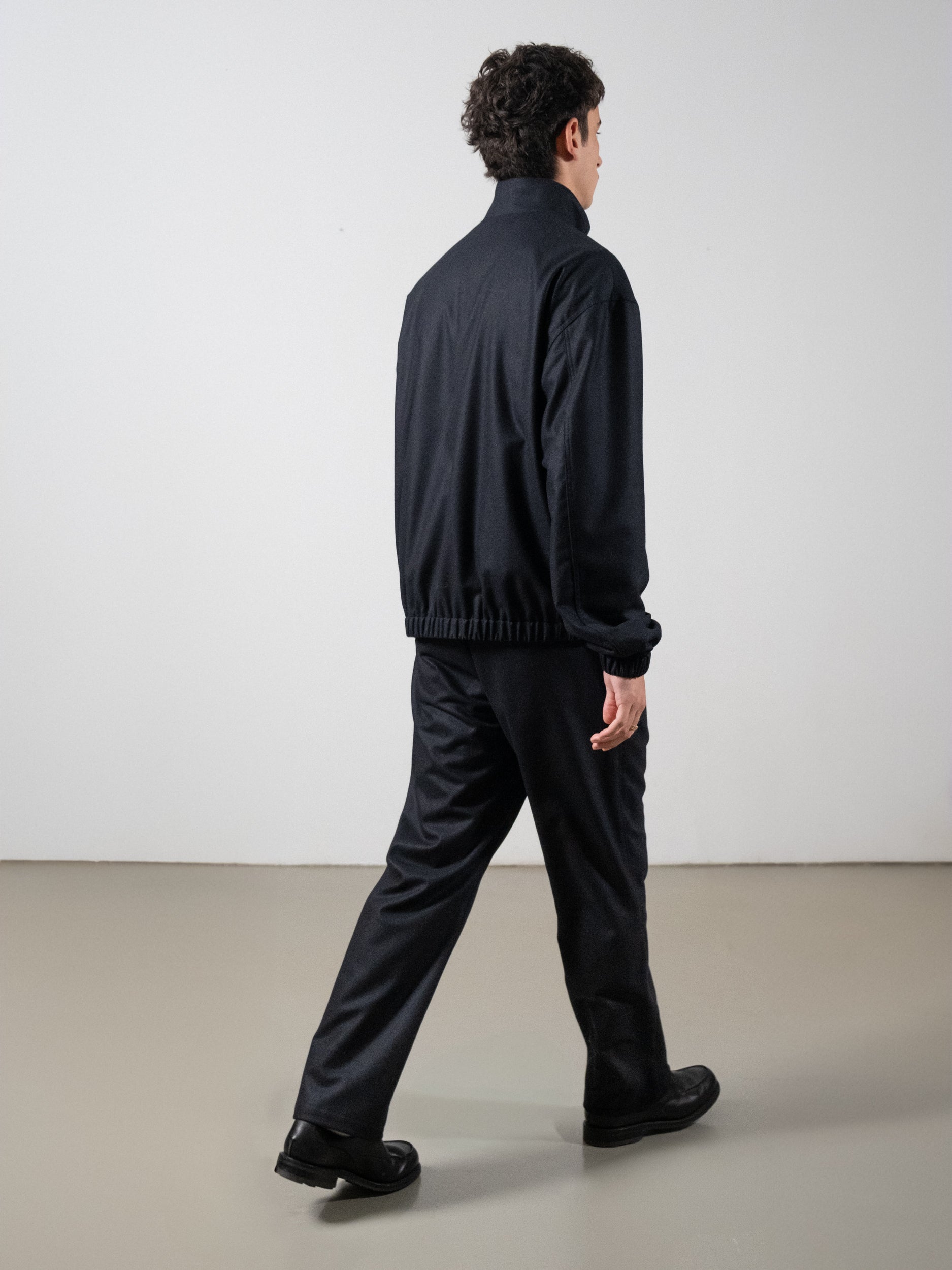 Woollen Flannel Track Jacket
