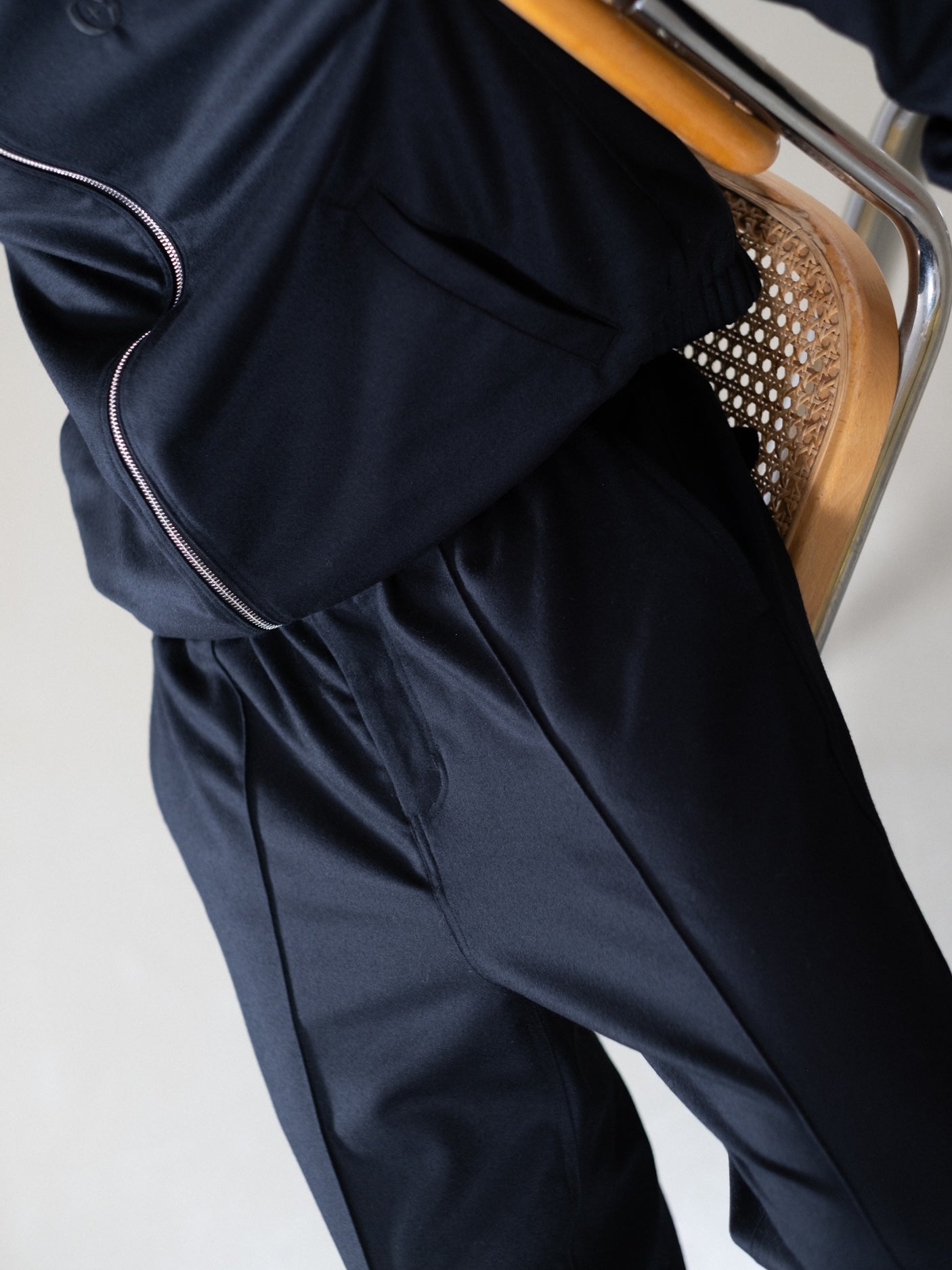 Woollen Flannel Track Pants