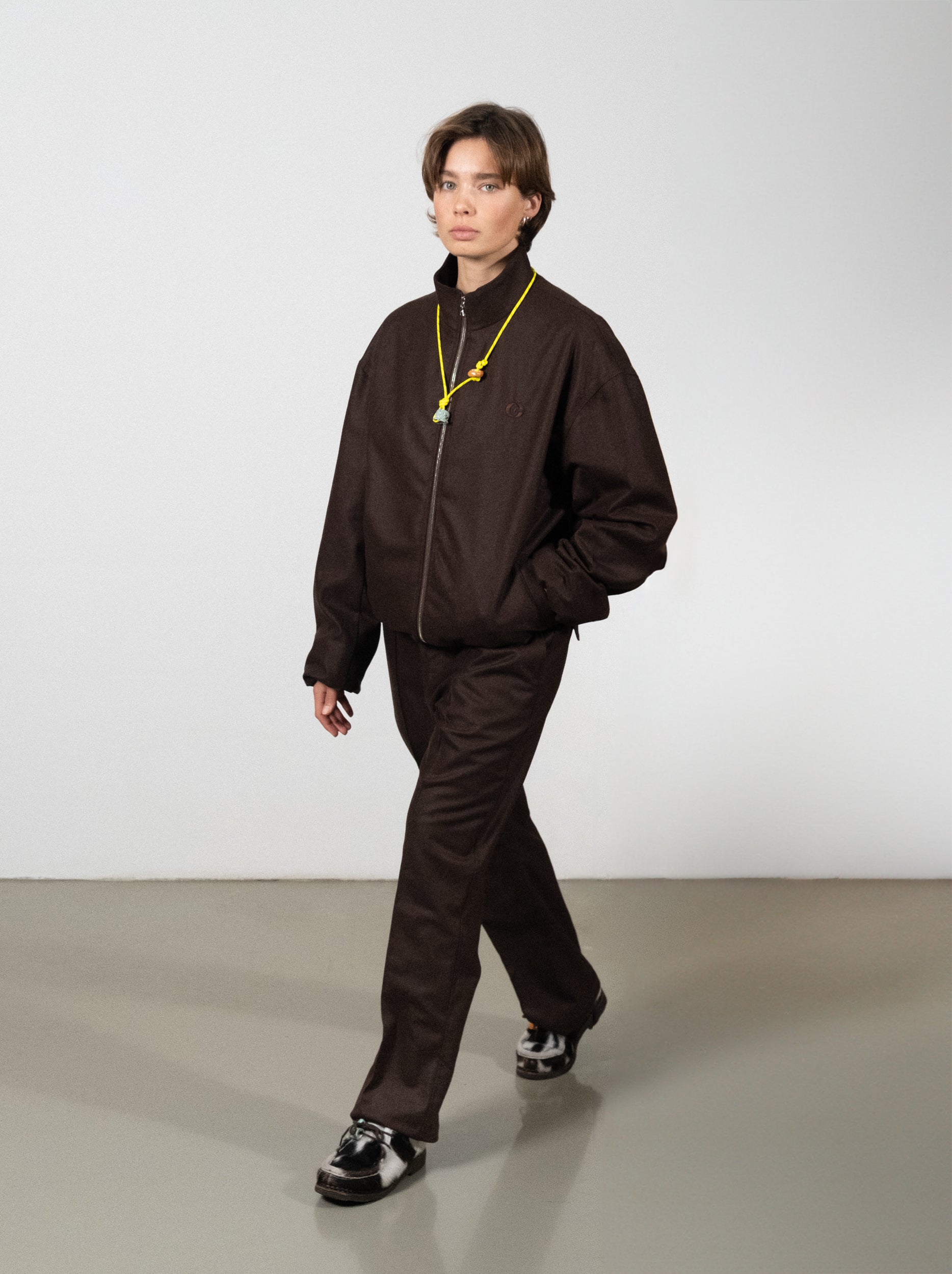 Woollen Flannel Track Pants