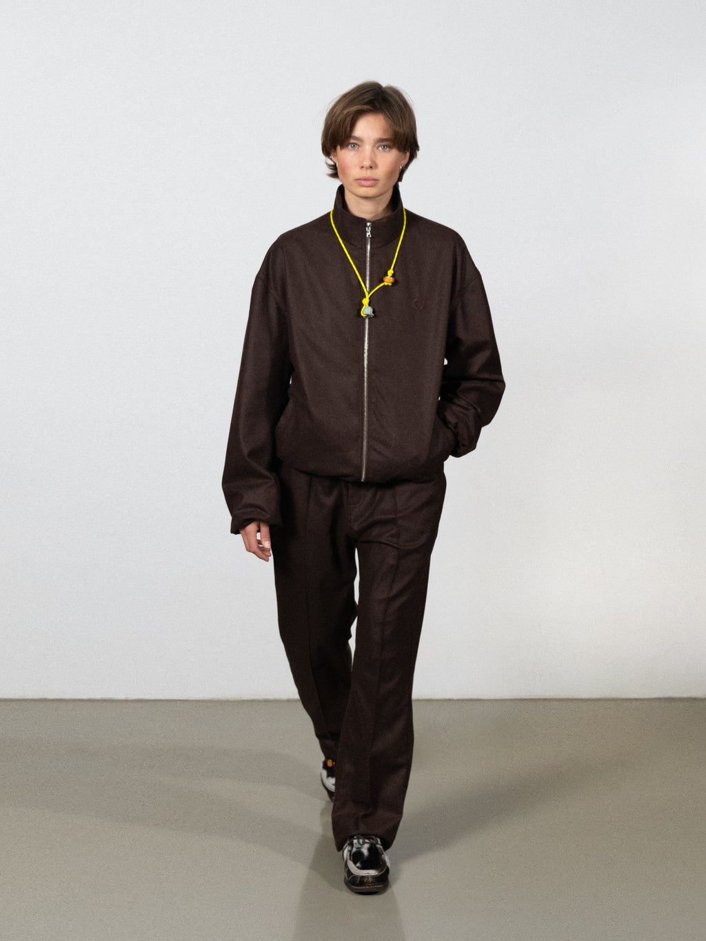 Woollen Flannel Track Pants