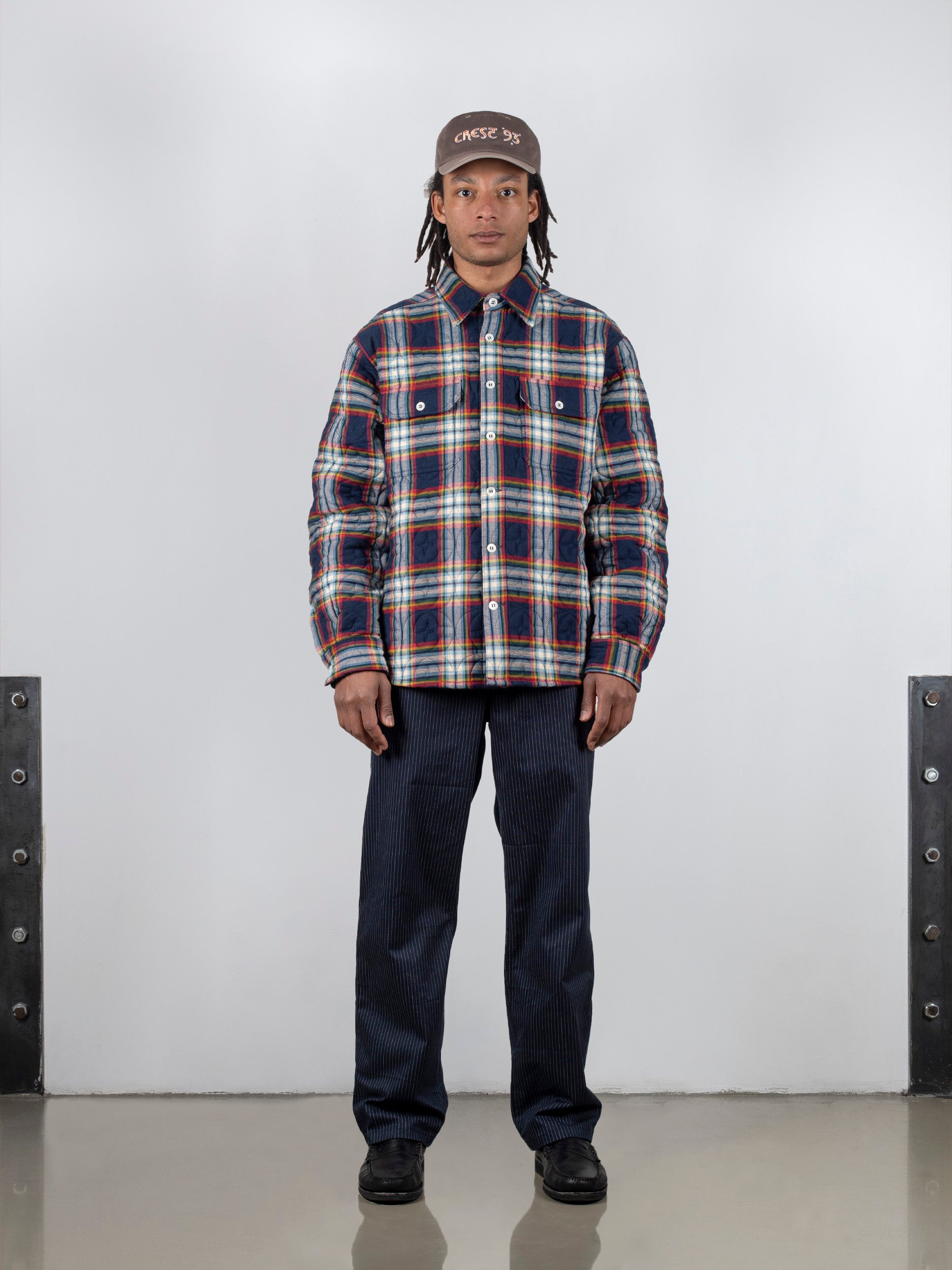 Plaid Flannel C* Padded Jacket