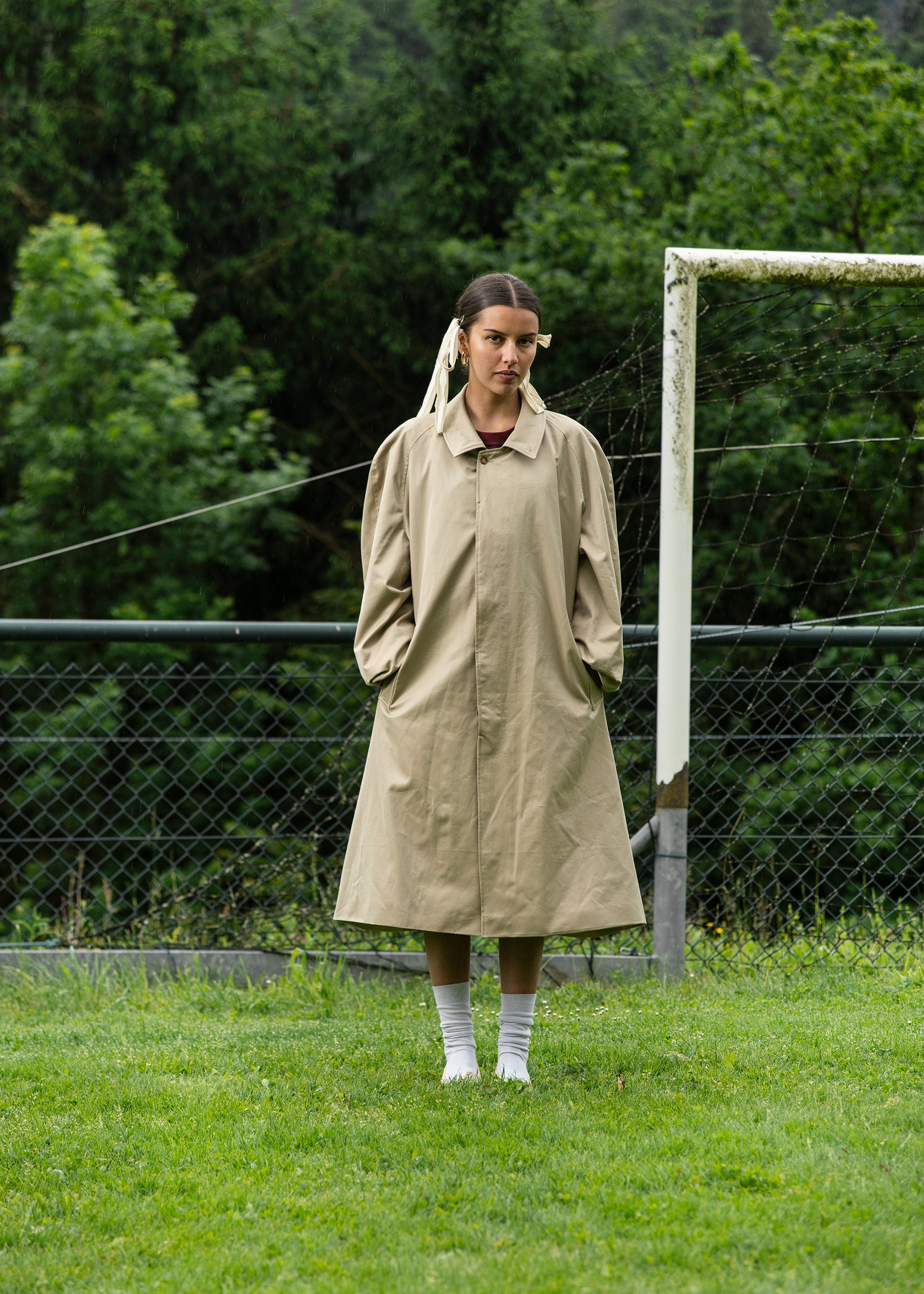Gabardine Trench Coat