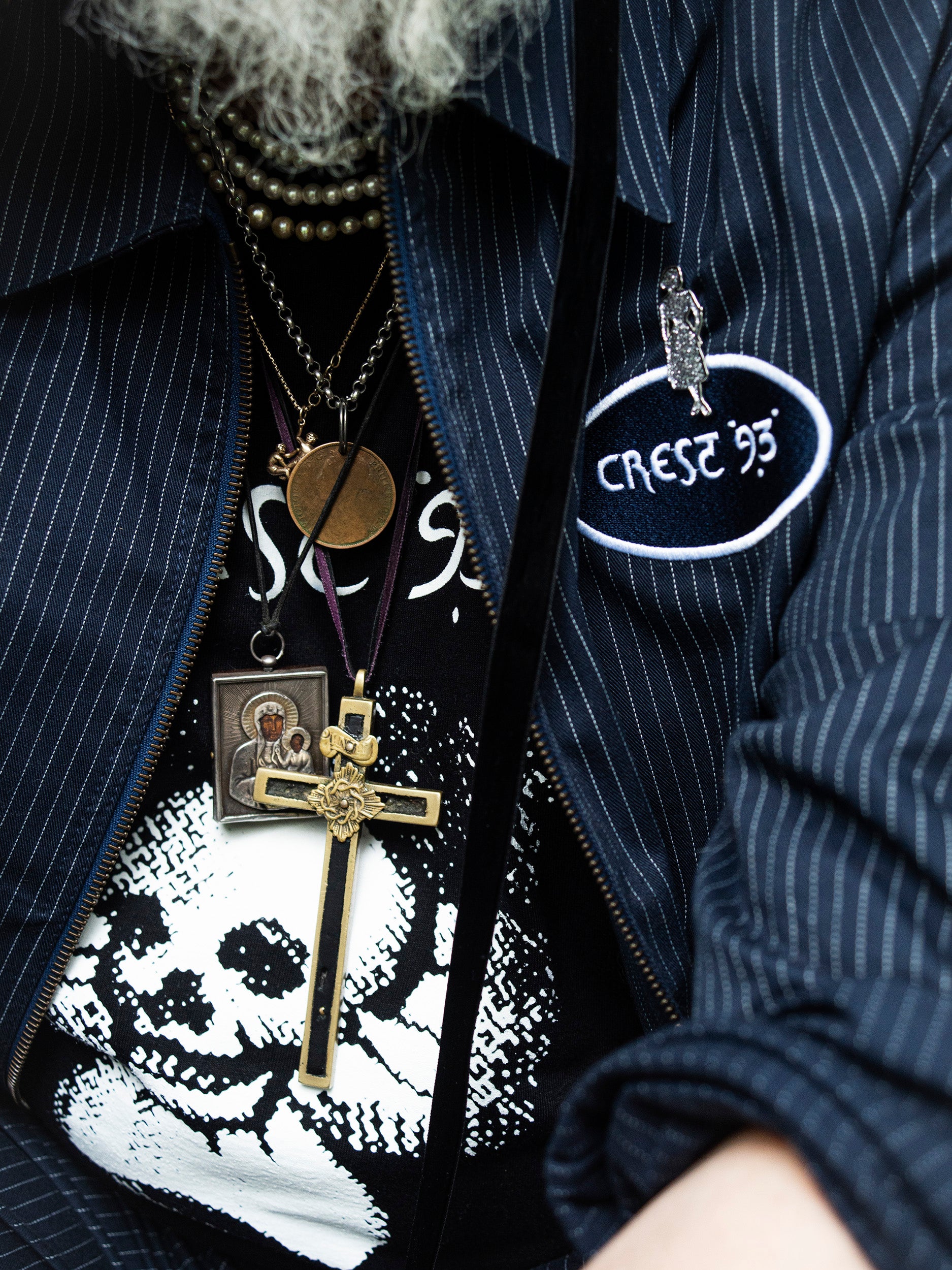 C93 Pinstripe Delivery Jacket