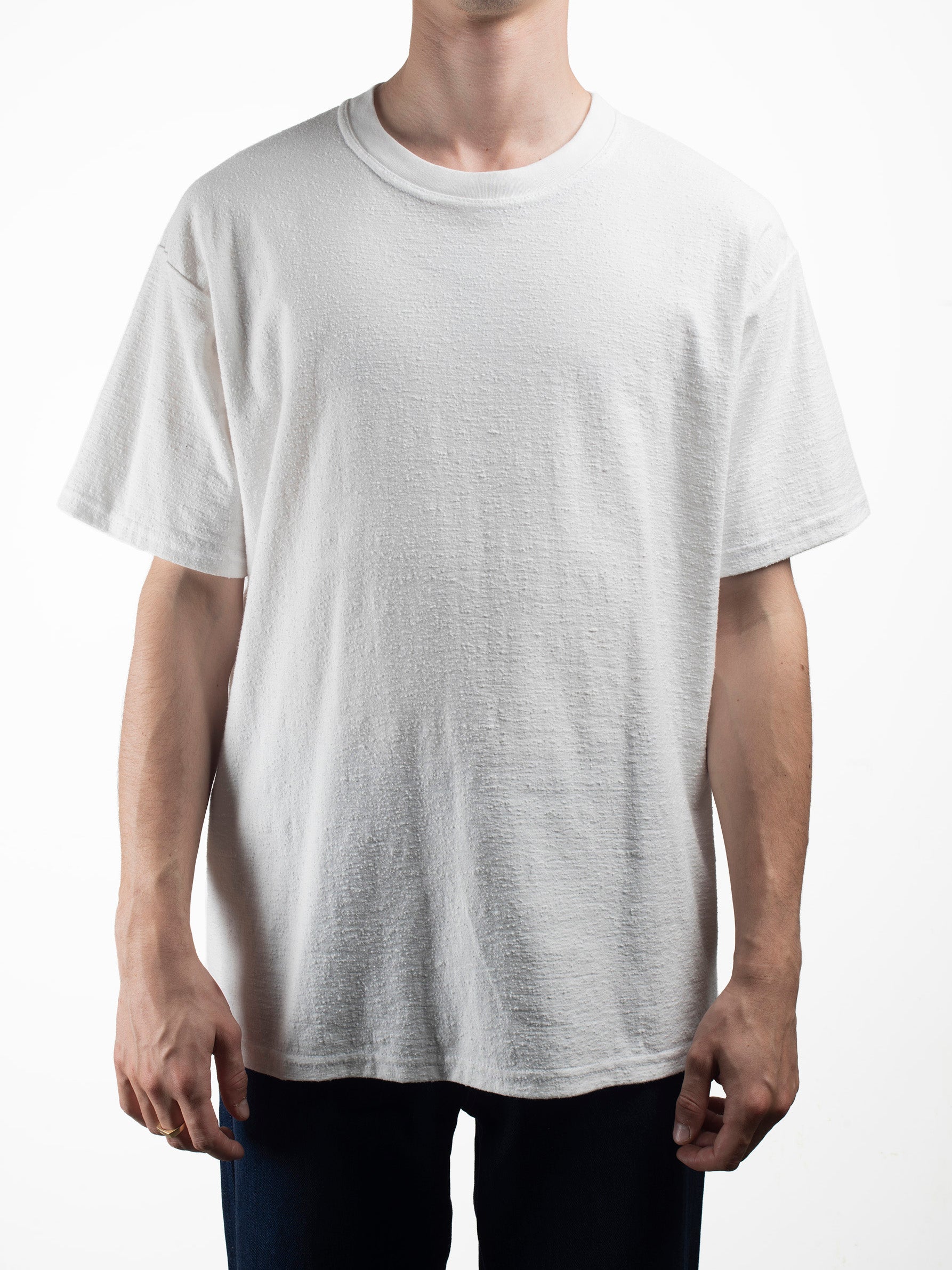 Mottai Plain Knit T-Shirt
