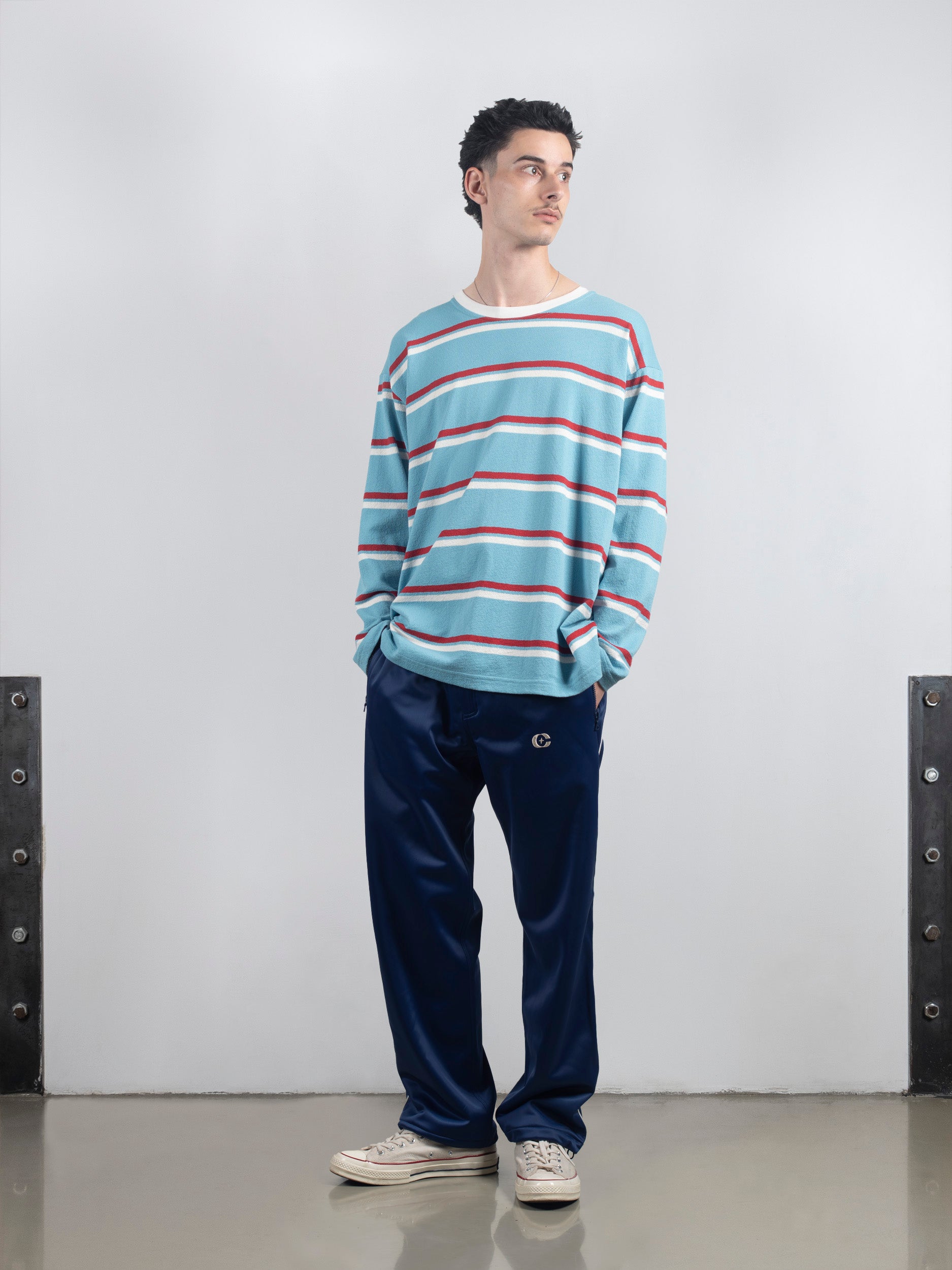 Bumpy Border L/S T-Shirt
