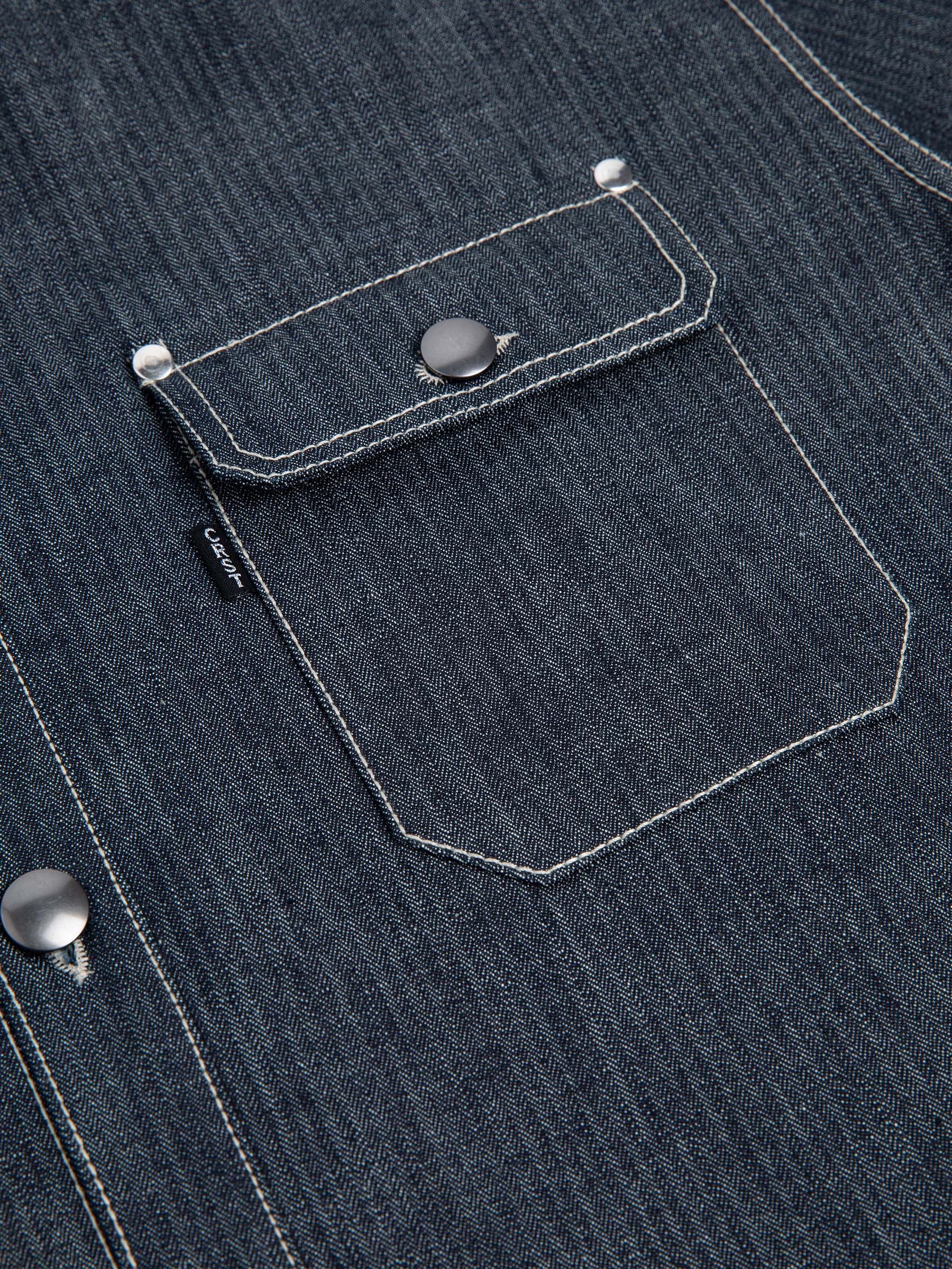 Herringbone Denim Trucker Jacket