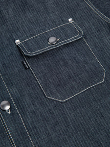 Herringbone Denim Trucker Jacket